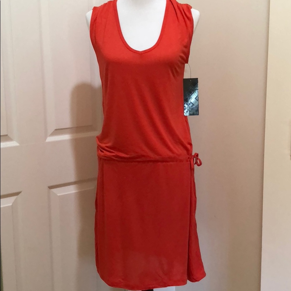 Press Drop Waist T-shirt Dress
